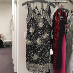 Alyce Designs vintage starburst beaded dress.